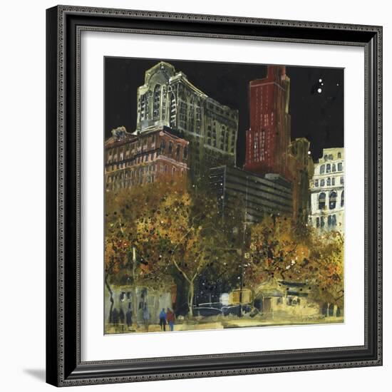 Battery Park, New York-Susan Brown-Framed Giclee Print