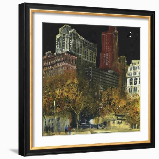 Battery Park, New York-Susan Brown-Framed Giclee Print