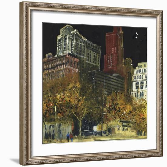 Battery Park, New York-Susan Brown-Framed Giclee Print