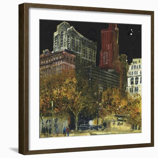 Battery Park, New York-Susan Brown-Framed Giclee Print