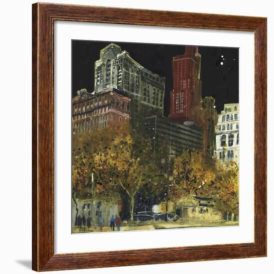 Battery Park, New York-Susan Brown-Framed Giclee Print