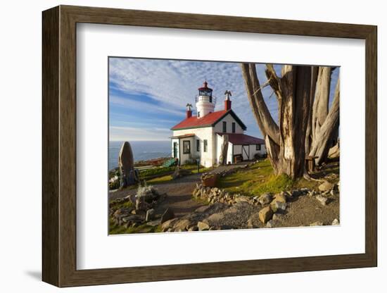 Battery Point Lighthouse, Crescent City, California, United States of America, North America-Miles-Framed Photographic Print