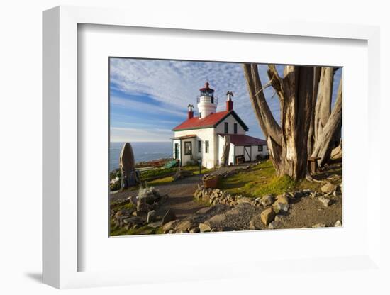 Battery Point Lighthouse, Crescent City, California, United States of America, North America-Miles-Framed Photographic Print