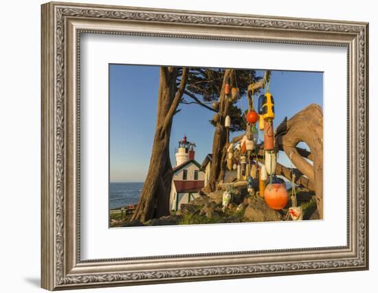 Battery Point Lighthouse in Crescent City, California, USA-Chuck Haney-Framed Photographic Print