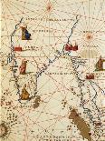 Zodiac Calendar, from an Atlas of the World in 33 Maps, Venice, 1st September 1553-Battista Agnese-Framed Giclee Print