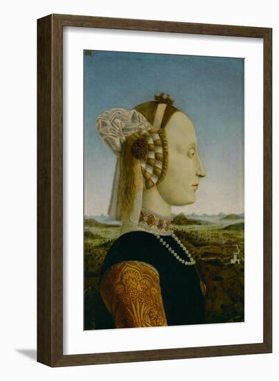 Battista Sforza, Duchess of Urbino-Piero Della Francesca-Framed Giclee Print