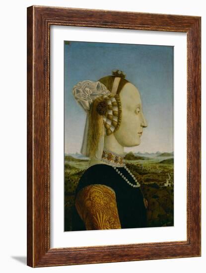 Battista Sforza, Duchess of Urbino-Piero Della Francesca-Framed Giclee Print