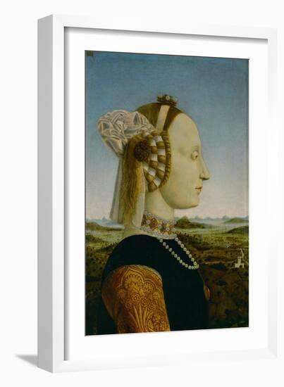 Battista Sforza, Duchess of Urbino-Piero Della Francesca-Framed Giclee Print