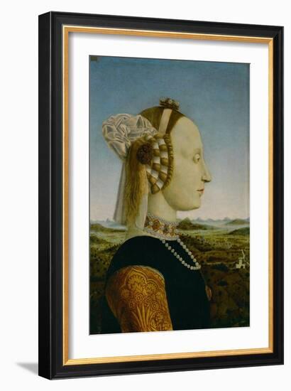 Battista Sforza, Duchess of Urbino-Piero Della Francesca-Framed Giclee Print