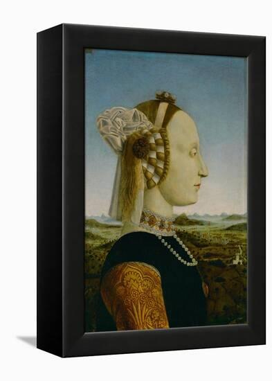 Battista Sforza, Duchess of Urbino-Piero Della Francesca-Framed Premier Image Canvas