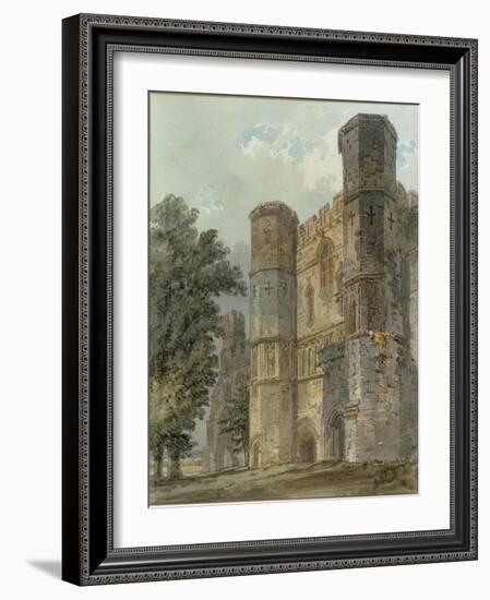 Battle Abbey, Kent-Thomas Girtin-Framed Giclee Print