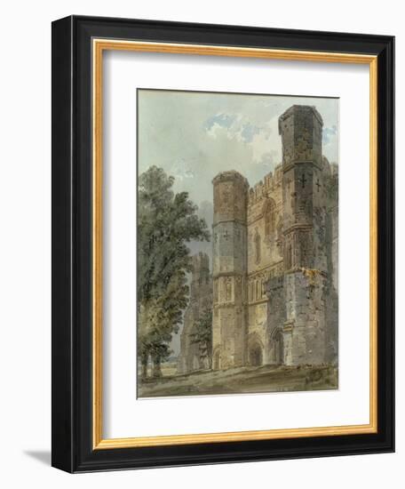 Battle Abbey, Kent-Thomas Girtin-Framed Giclee Print