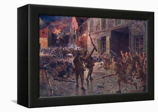 Battle at Landrecies-H B Wollen-Framed Stretched Canvas