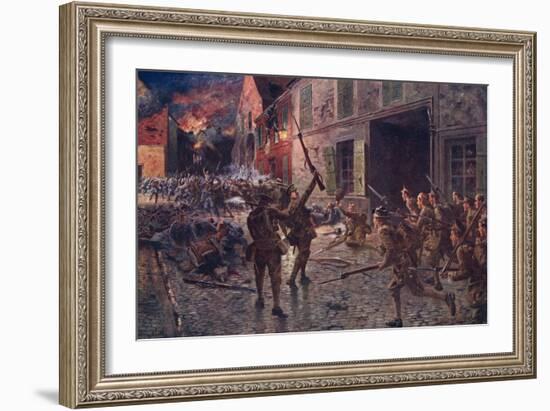 Battle at Landrecies-H B Wollen-Framed Art Print