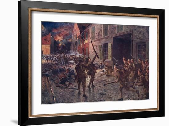 Battle at Landrecies-H B Wollen-Framed Art Print