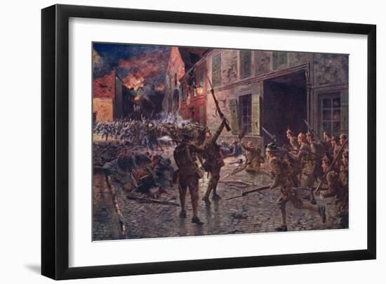 Battle at Landrecies-H B Wollen-Framed Art Print