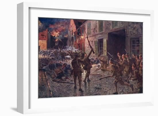 Battle at Landrecies-H B Wollen-Framed Art Print