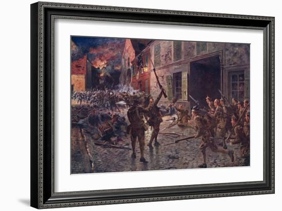 Battle at Landrecies-H B Wollen-Framed Art Print
