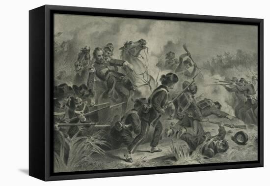 Battle at Wilson's Creek, Mo, 1878-Felix Octavius Carr Darley-Framed Premier Image Canvas