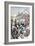 Battle Bet Herero and German Colonials Windhoek Namibia (Feb 1904)-null-Framed Giclee Print