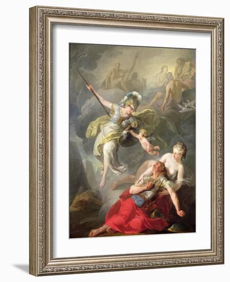 Battle Between Minerva and Mars, 1771-Joseph Benoit Suvee-Framed Giclee Print