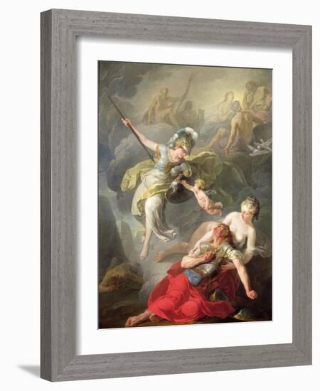 Battle Between Minerva and Mars, 1771-Joseph Benoit Suvee-Framed Giclee Print