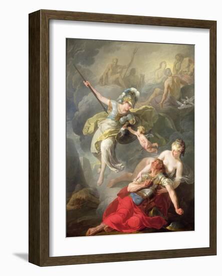 Battle Between Minerva and Mars, 1771-Joseph Benoit Suvee-Framed Giclee Print