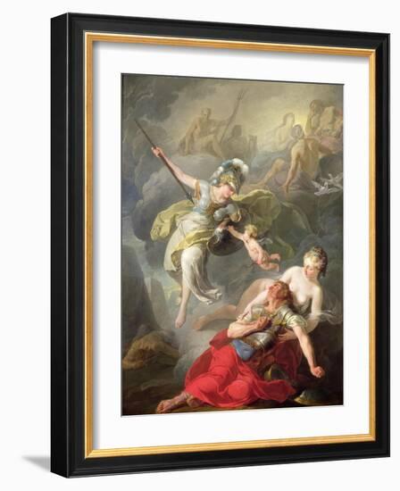 Battle Between Minerva and Mars, 1771-Joseph Benoit Suvee-Framed Giclee Print