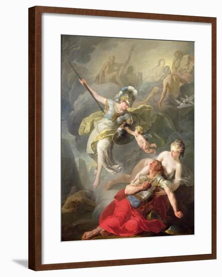 Battle Between Minerva and Mars, 1771-Joseph Benoit Suvee-Framed Giclee Print