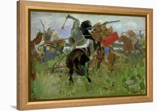 Battle Between the Scythians and the Slavonians, 1879-Victor Mikhailovich Vasnetsov-Framed Premier Image Canvas