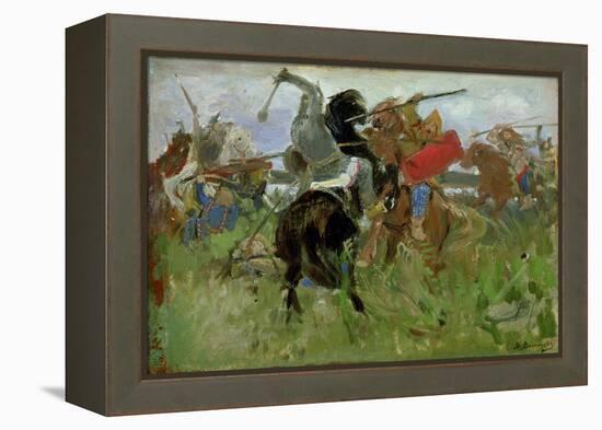 Battle Between the Scythians and the Slavonians, 1879-Victor Mikhailovich Vasnetsov-Framed Premier Image Canvas