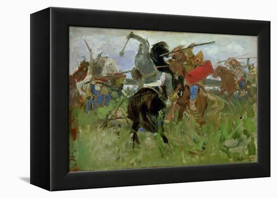 Battle Between the Scythians and the Slavonians, 1879-Victor Mikhailovich Vasnetsov-Framed Premier Image Canvas