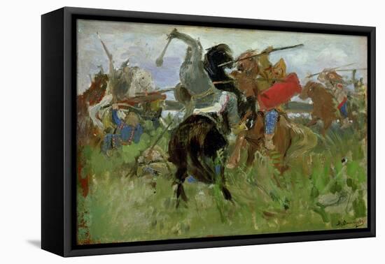 Battle Between the Scythians and the Slavonians, 1879-Victor Mikhailovich Vasnetsov-Framed Premier Image Canvas