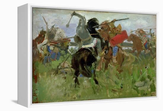 Battle Between the Scythians and the Slavonians, 1879-Victor Mikhailovich Vasnetsov-Framed Premier Image Canvas