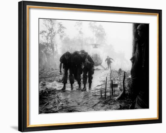 Battle Casualty-Hugh Van Es-Framed Photographic Print