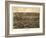 Battle Creek, Michigan - Panoramic Map-Lantern Press-Framed Art Print