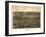 Battle Creek, Michigan - Panoramic Map-Lantern Press-Framed Art Print