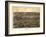 Battle Creek, Michigan - Panoramic Map-Lantern Press-Framed Art Print