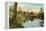 Battle Creek River, Battle Creek, Michigan-null-Framed Stretched Canvas