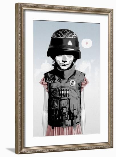 Battle Dress-Hidden Moves-Framed Art Print