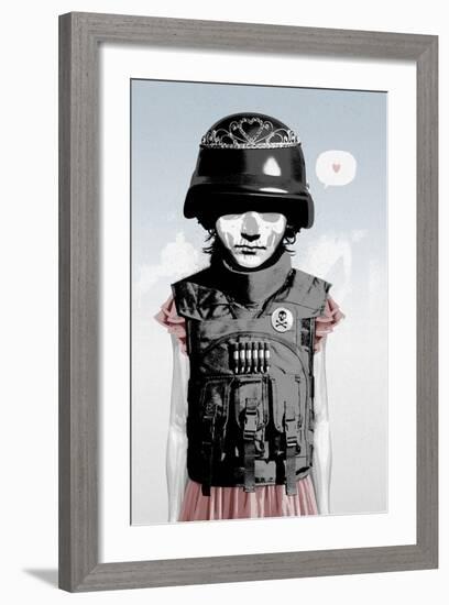 Battle Dress-Hidden Moves-Framed Art Print