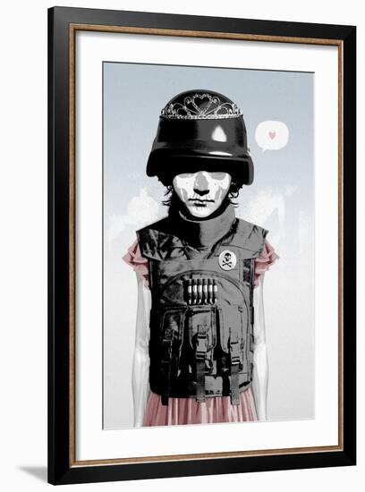 Battle Dress-Hidden Moves-Framed Art Print