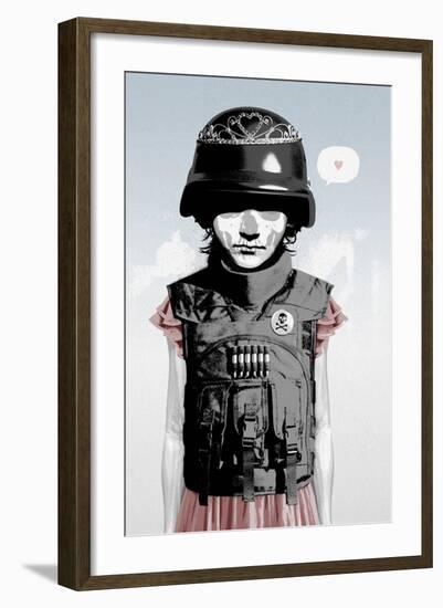 Battle Dress-Hidden Moves-Framed Art Print