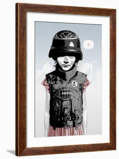 Battle Dress-Hidden Moves-Framed Art Print