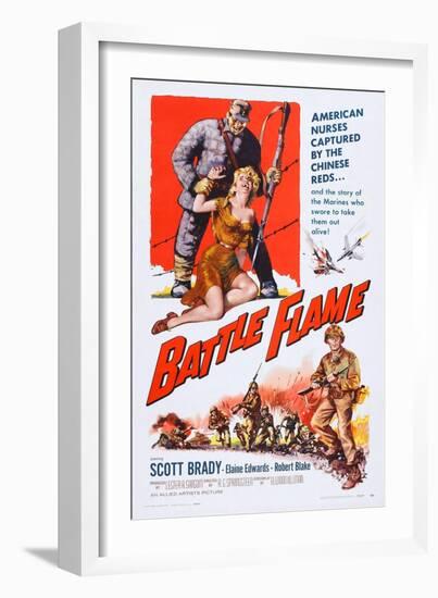 Battle Flame, Bottom Right: Scott Brady, 1959-null-Framed Art Print