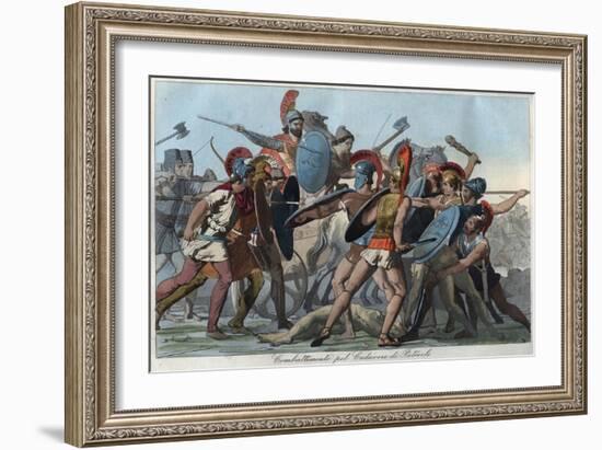 Battle for the Body of Patroclus-Stefano Bianchetti-Framed Giclee Print