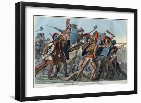 Battle for the Body of Patroclus-Stefano Bianchetti-Framed Giclee Print