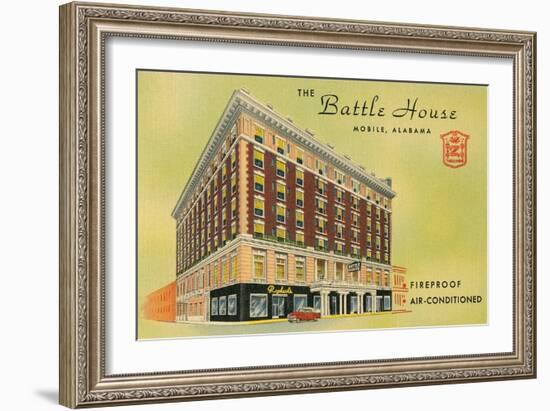 Battle House Hotel, Mobile, Alabama-null-Framed Art Print