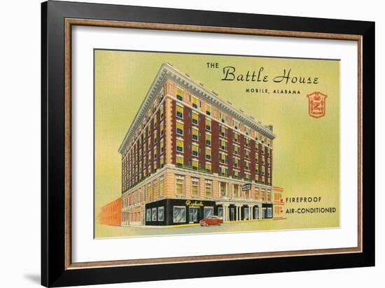 Battle House Hotel, Mobile, Alabama-null-Framed Art Print