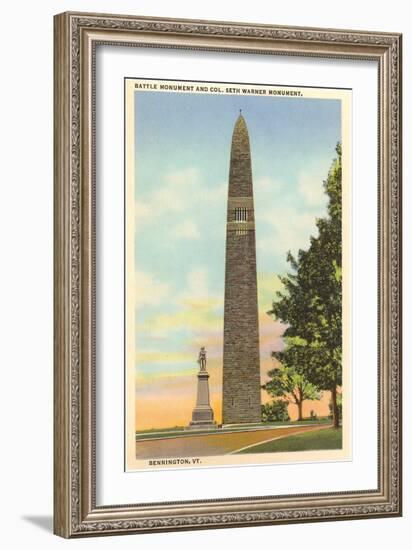 Battle Monument, Bennington, Vermont-null-Framed Art Print